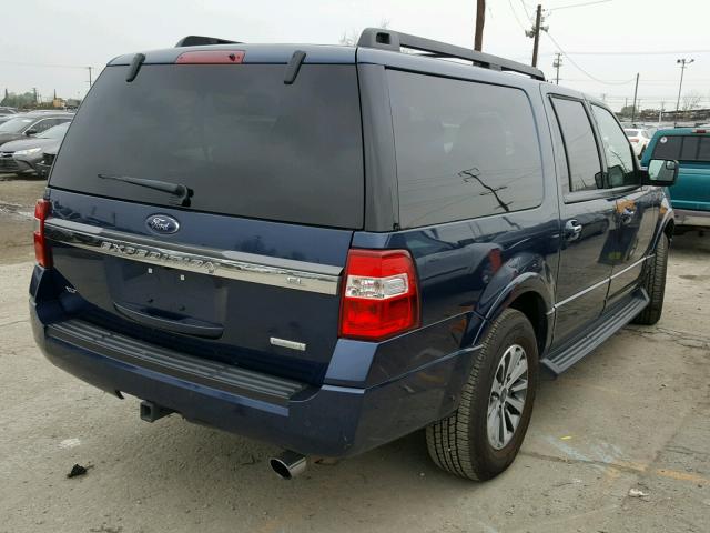 1FMJK1JT4GEF45883 - 2016 FORD EXPEDITION BLUE photo 4