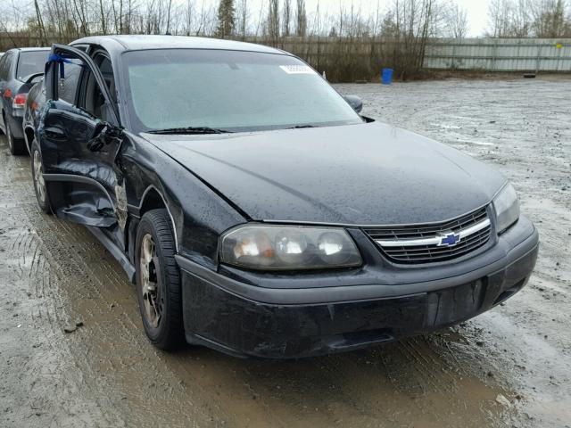 2G1WF52E929260901 - 2002 CHEVROLET IMPALA BLACK photo 1