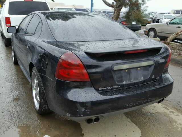 2G2WP522641361006 - 2004 PONTIAC GRAND PRIX BLACK photo 3
