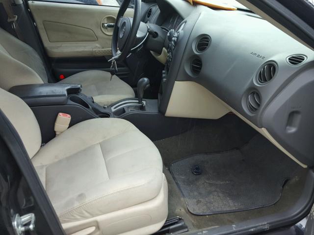 2G2WP522641361006 - 2004 PONTIAC GRAND PRIX BLACK photo 5