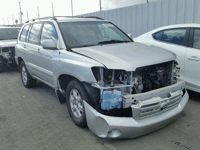 JTEGP21A670132215 - 2007 TOYOTA HIGHLANDER SILVER photo 1