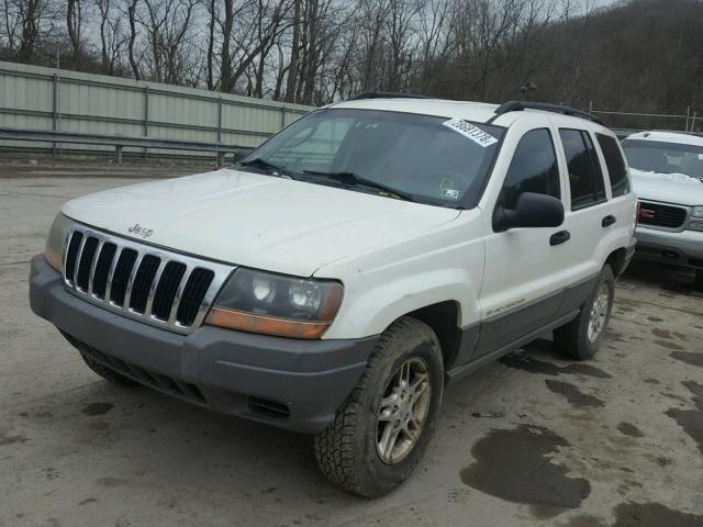 1J4GW48S72C145848 - 2002 JEEP GRAND CHER WHITE photo 2