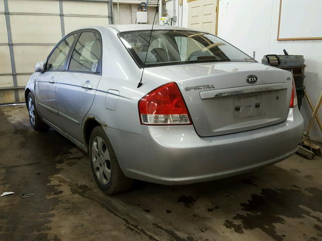 KNAFE121075399543 - 2007 KIA SPECTRA EX GRAY photo 3