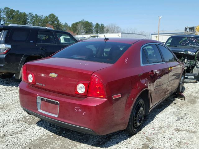 1G1ZC5E1XBF239433 - 2011 CHEVROLET MALIBU 1LT BURGUNDY photo 4