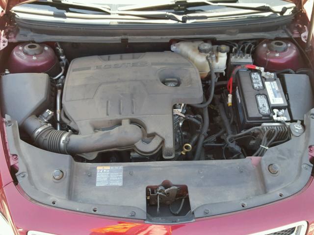 1G1ZC5E1XBF239433 - 2011 CHEVROLET MALIBU 1LT BURGUNDY photo 7