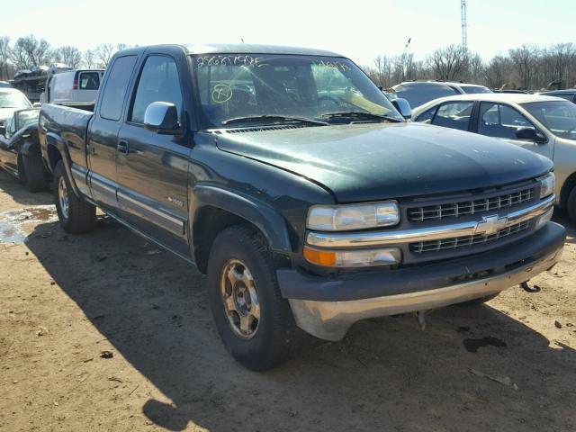 2GCEK19T311135658 - 2001 CHEVROLET SILVERADO GREEN photo 1