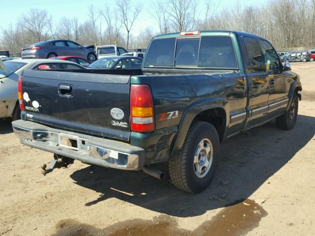 2GCEK19T311135658 - 2001 CHEVROLET SILVERADO GREEN photo 4