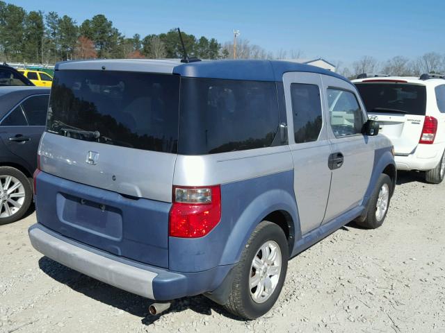 5J6YH28606L001506 - 2006 HONDA ELEMENT EX SILVER photo 4