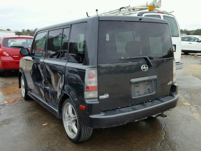 JTLKT324564068995 - 2006 TOYOTA SCION XB შავი ფოტო 3