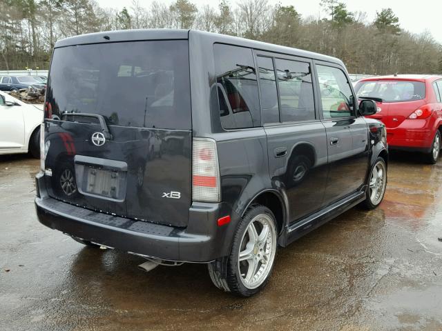 JTLKT324564068995 - 2006 TOYOTA SCION XB შავი ფოტო 4