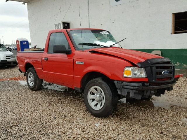 1FTKR1AD1BPB02052 - 2011 FORD RANGER RED photo 1