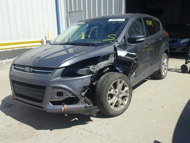 1FMCU0HX7DUA95279 - 2013 FORD ESCAPE SEL GRAY photo 2