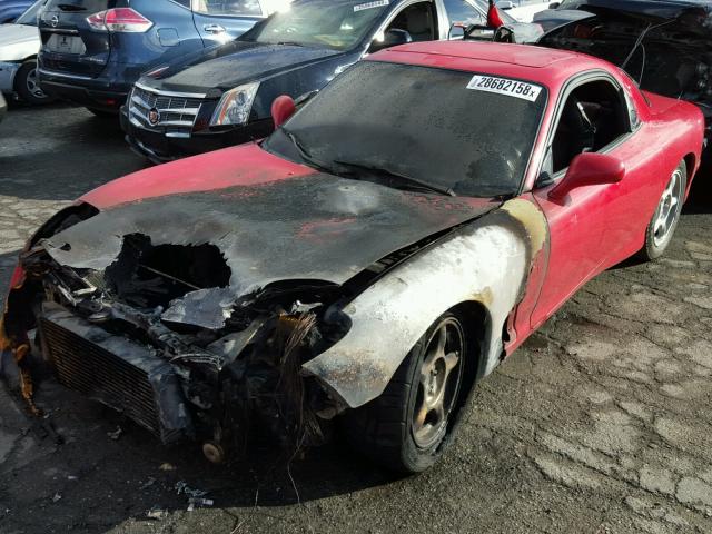 JM1FD3319P0203502 - 1993 MAZDA RX7 RED photo 2