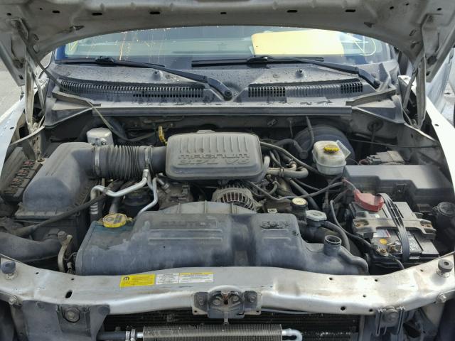 1D7HL38K34S639765 - 2004 DODGE DAKOTA QUA SILVER photo 7