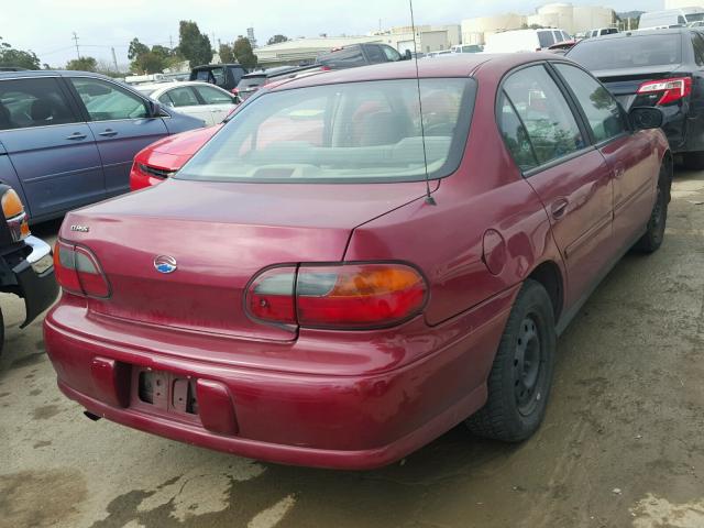 1G1ND52F24M588273 - 2004 CHEVROLET CLASSIC RED photo 4