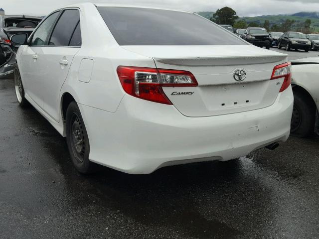 4T1BF1FK9DU643012 - 2013 TOYOTA CAMRY L WHITE photo 3