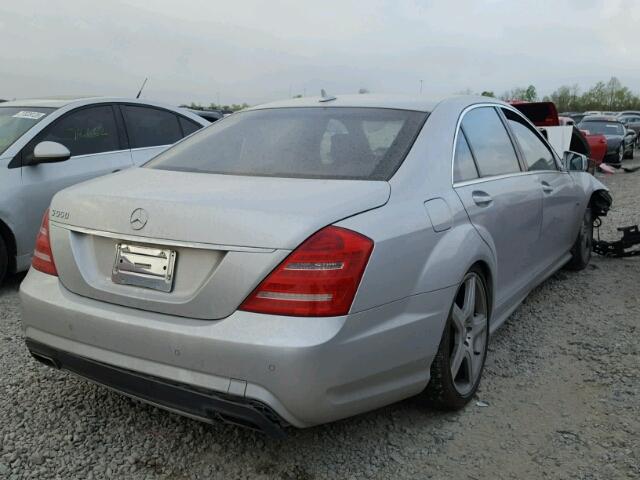 WDDNG7DB5CA450673 - 2012 MERCEDES-BENZ S 550 SILVER photo 4