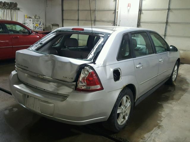 1G1ZT628X5F286022 - 2005 CHEVROLET MALIBU MAX 银色 照片 4