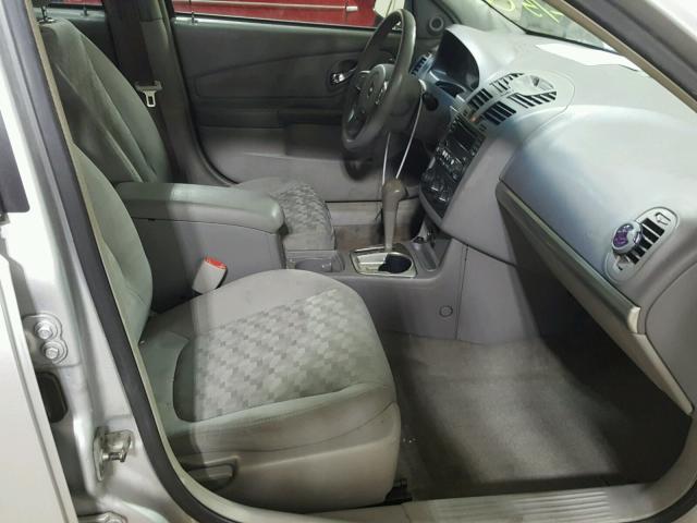 1G1ZT628X5F286022 - 2005 CHEVROLET MALIBU MAX 银色 照片 5