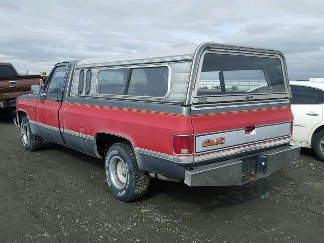 1GTEC14HXGF717547 - 1986 GMC C1500 GRAY photo 3