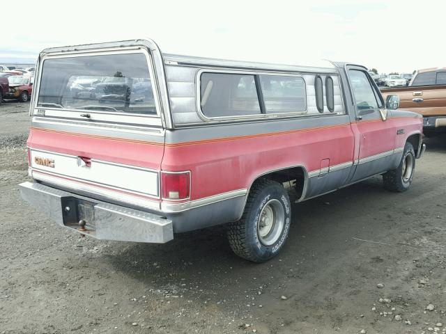 1GTEC14HXGF717547 - 1986 GMC C1500 GRAY photo 4