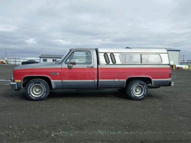 1GTEC14HXGF717547 - 1986 GMC C1500 GRAY photo 9