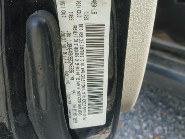 1J8HG48N96C245286 - 2006 JEEP COMMANDER შავი ფოტო 10