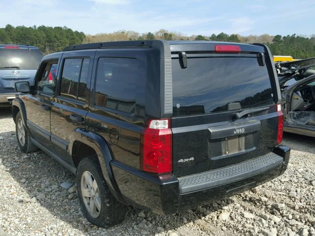 1J8HG48N96C245286 - 2006 JEEP COMMANDER შავი ფოტო 3