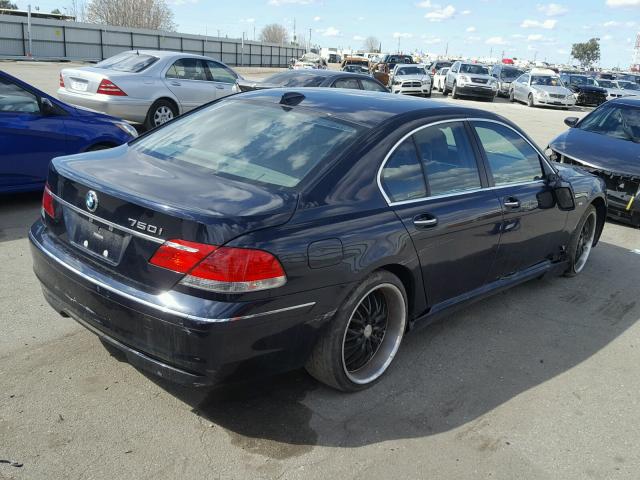 WBAHL83556DT01555 - 2006 BMW 750 I BLACK photo 4