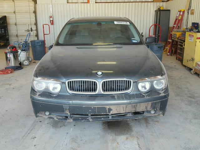 WBAGL63482DP50665 - 2002 BMW 745 I GRAY photo 9