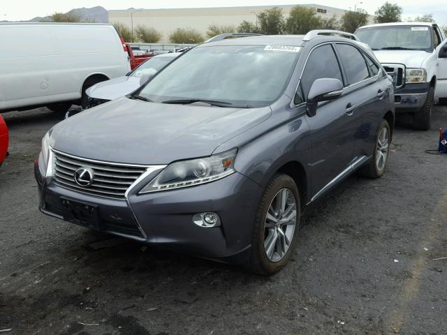 2T2ZK1BA8FC181811 - 2015 LEXUS RX 350 GRAY photo 2