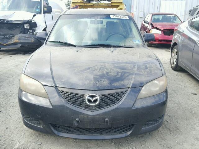 JM1BK32F051263693 - 2005 MAZDA 3 I BLACK photo 9