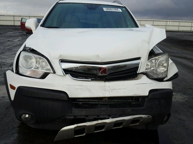 3GSCL33P78S566146 - 2008 SATURN VUE XE WHITE photo 9