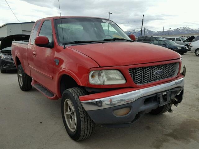 2FTRX18W8XCA02972 - 1999 FORD F150 RED photo 1