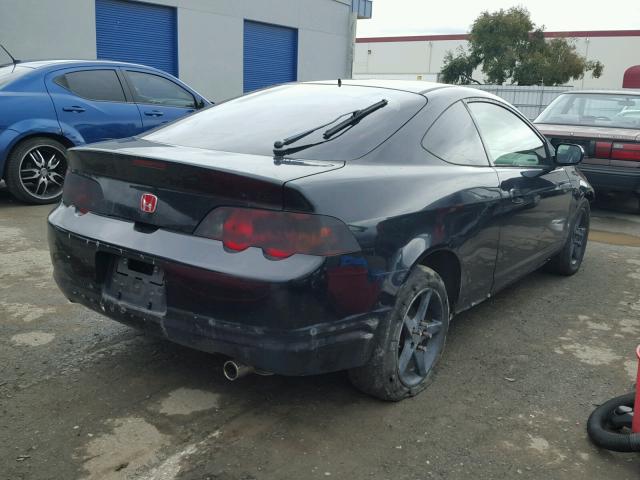 JH4DC54872C010109 - 2002 ACURA RSX BLACK photo 4