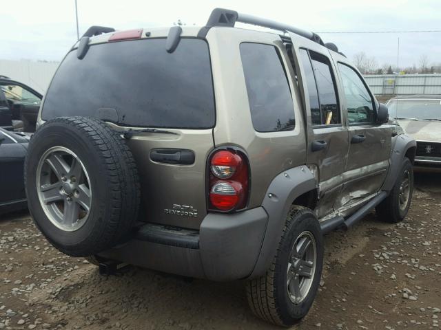 1J8GL38K85W568099 - 2005 JEEP LIBERTY RE 金色 照片 4