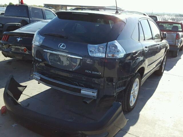 2T2GK31U99C080604 - 2009 LEXUS RX BLACK photo 4