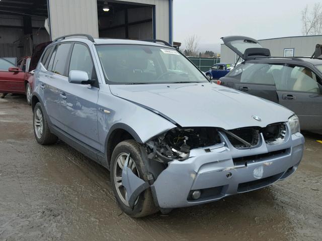 WBXPA93486WD33637 - 2006 BMW X3 3.0I BLUE photo 1