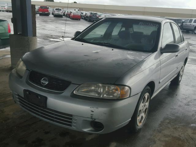 3N1CB51A53L557914 - 2003 NISSAN SENTRA GXE SILVER photo 2