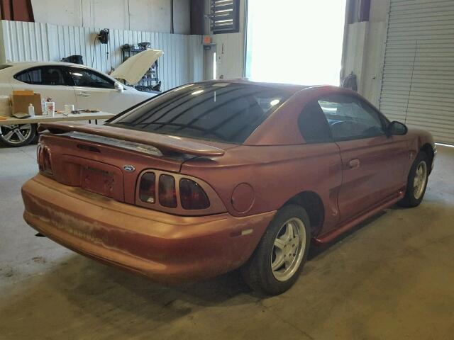 1FALP4047VF194149 - 1997 FORD MUSTANG RED photo 4