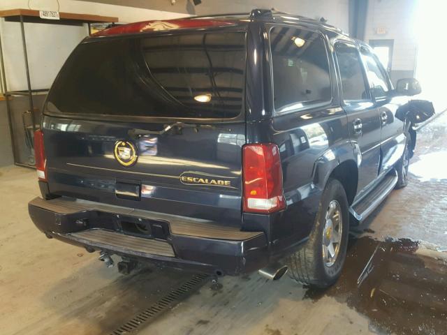 1GYEK63N54R148764 - 2004 CADILLAC ESCALADE L BLUE photo 4