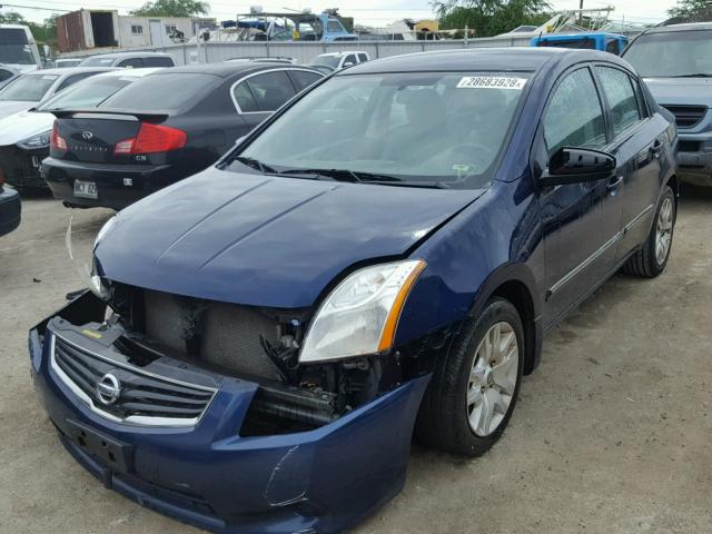 3N1AB6AP5BL726233 - 2011 NISSAN SENTRA 2.0 BLUE photo 2