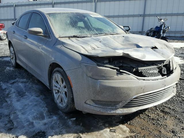 1C3CCCAB0FN720257 - 2015 CHRYSLER 200 LIMITE SILVER photo 1