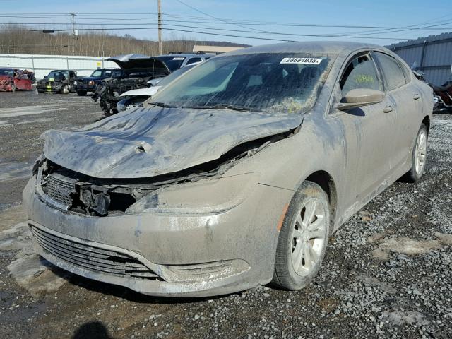 1C3CCCAB0FN720257 - 2015 CHRYSLER 200 LIMITE SILVER photo 2