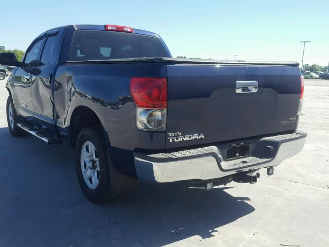 5TFRU54158X015513 - 2008 TOYOTA TUNDRA DOU BLUE photo 3