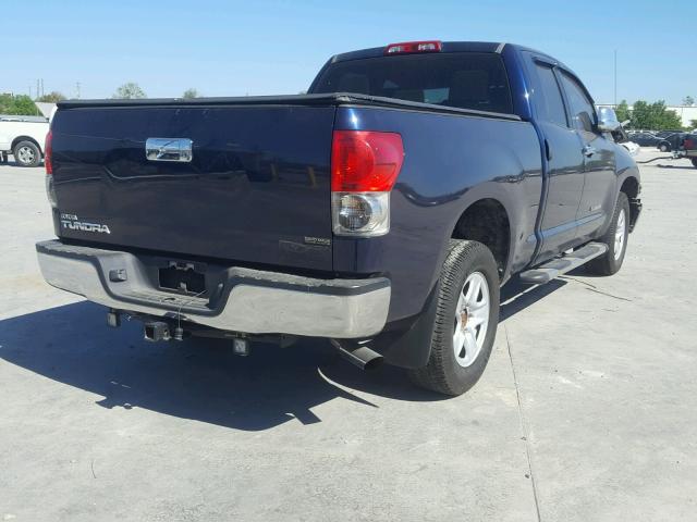 5TFRU54158X015513 - 2008 TOYOTA TUNDRA DOU BLUE photo 4