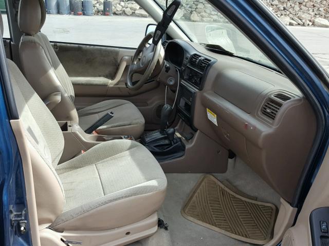 4S6DM58W5Y4417794 - 2000 HONDA PASSPORT E BLUE photo 5