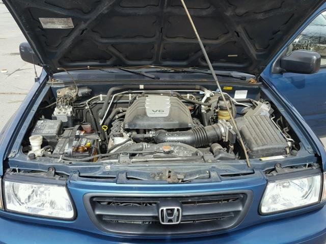 4S6DM58W5Y4417794 - 2000 HONDA PASSPORT E BLUE photo 7