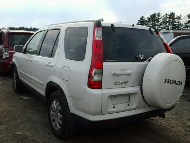 SHSRD78995U313797 - 2005 HONDA CR-V SE WHITE photo 3