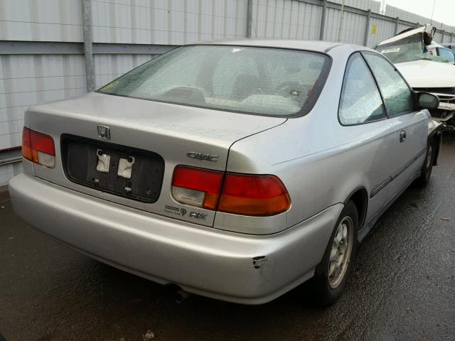 1HGEJ7220VL105008 - 1997 HONDA CIVIC HX GRAY photo 4